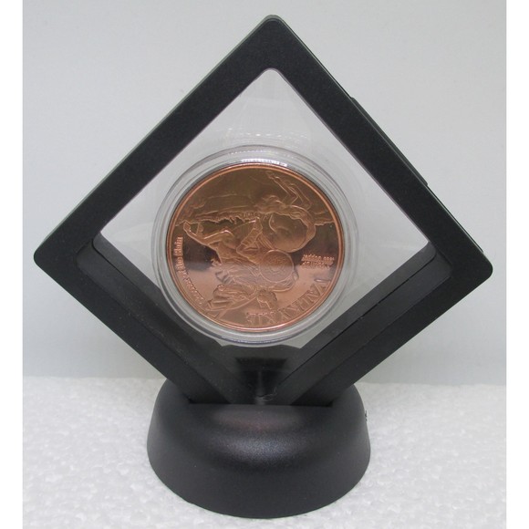 Freya - Valkyrie 1 oz .999 Copper BU Round USA Bullion Coin, Framed - Picture 3 of 4